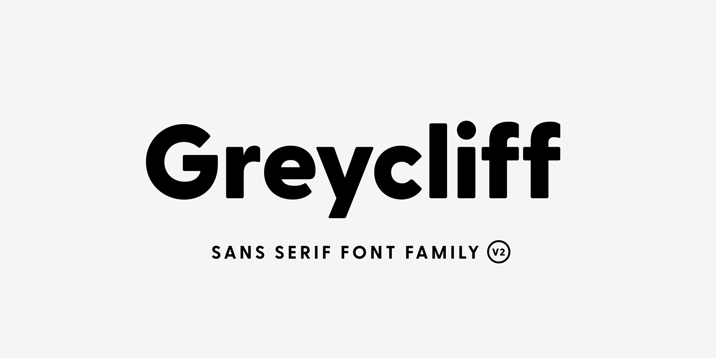 Font Greycliff CF